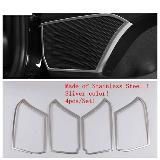 ステンレス スチール アクセサリー 適用: トヨタ カムリ 2018-2022ドア スピーカー ダッシュボード フレーム ヘッド ライト ギア パネル カバー トリム インテリア モデル A AL-OO-9704 AL