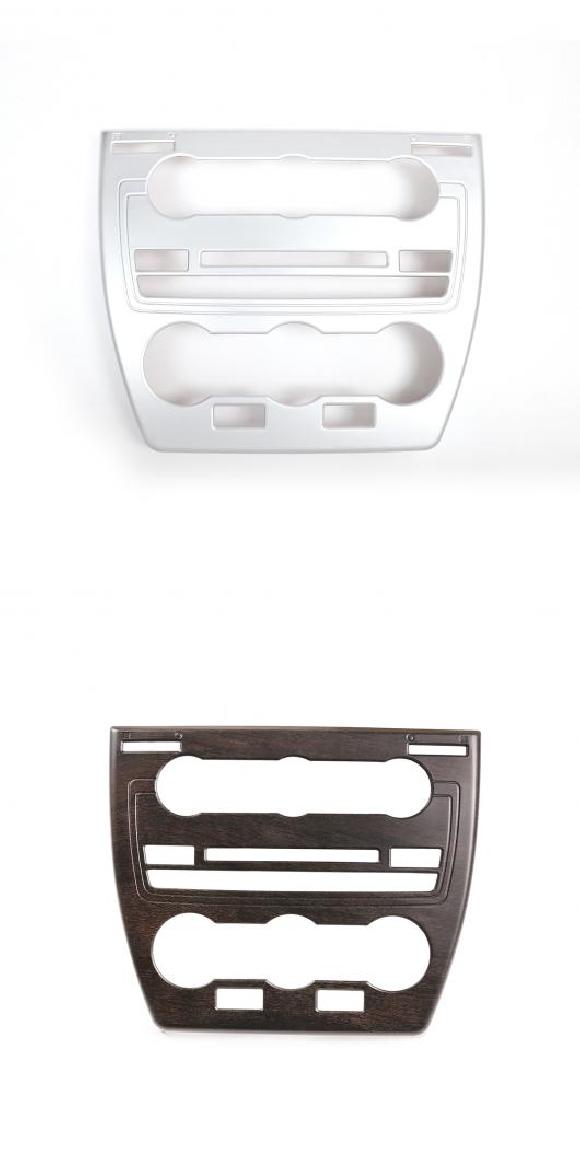 適用: ランド ローバー/ROVER フリーランダー 2 2013-2015 アクセサリー インテリア クローム エアコン CD コンソール パネル カバー トリム シルバー・木目調 AL-PP-2596 AL Interior parts for cars