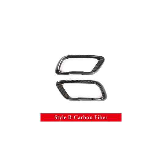 ステンレス スチール 適用: BMW X5 G05 X6 G06 X7 G07 2019-2021CAR テール マフラー エキゾースト パイプ アウトプット カバー アクセサリー 適用: M スタイル Bカーボンファイバー AL-PP-2623 AL