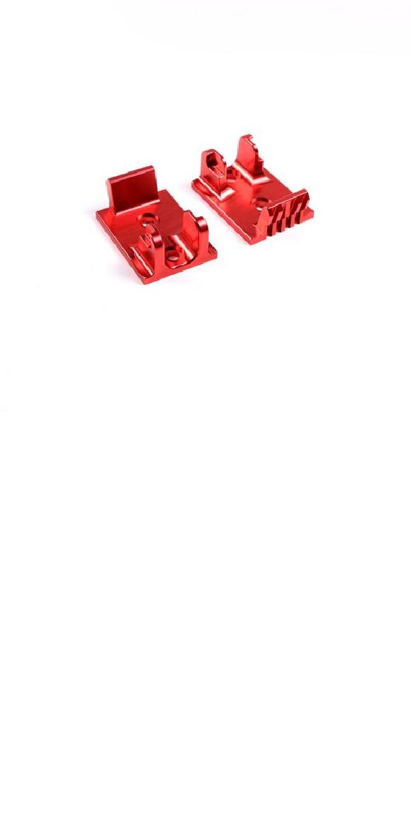 2ピース エンジン ロック フード ラッチ キャッチ カバー ベース パーツ 適用: ハマー/HUMMER H2 2003-2009 アルミニウム 合金 オート エクステリア アクセサリー レッド・シルバー AL-PP-2910 Car parts
