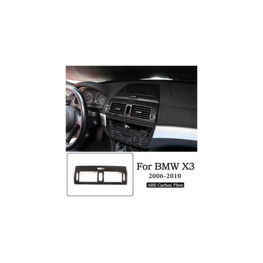 カーボンファイバー調 ダッシュボード ギア コンソール パネル 装飾 ステッカー 適用: BMW X3 E83 2006-2010 インテリア アクセサリー タイプ2 AL-PP-3365 AL Interior parts for cars