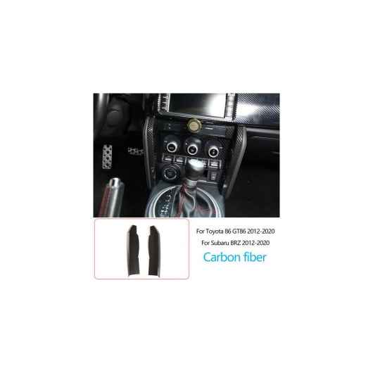 ギアシフト パネル AC 吹き出し口 ドア ハンドル カバー トリム 適用: トヨタ 86/スバル BRZ 2012-2020 ABS カーボンファイバー インテリア アクセサリー タイプ001 AL-PP-3428 AL Interior parts for cars
