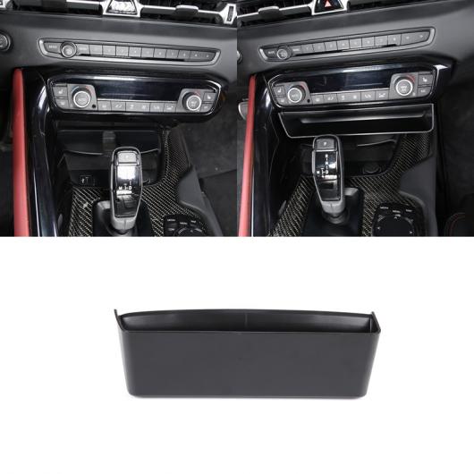 適用: トヨタ GR スープラ A90 2019-2022 ABS ブラック センター コンソール ストレージ ボックス 電話 カード ホルダー カバー キット トレイ ブラック AL-PP-3515 AL Car parts