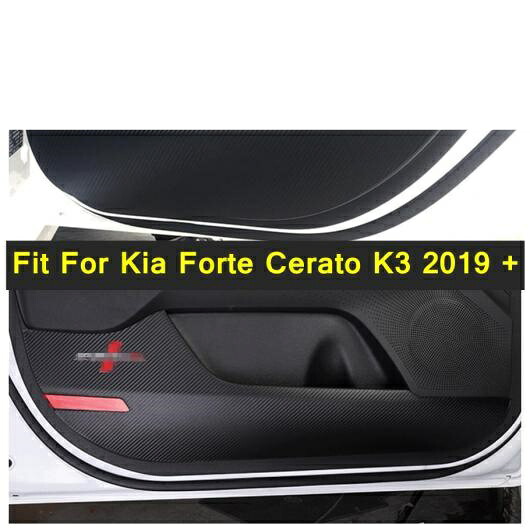 ドア アンチ-キック 汚れ防止 カーボン調 ステッカー 適用: 起亜 フォルテ セラトー K3 2019-2022 インテリア キット アクセサリー AL-PP-3834 AL Interior parts for cars