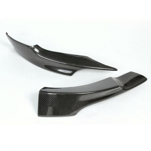 リアル カーボンファイバー フロント バンパー エプロン サイド スプリッタ 適用: BMW 3シリーズ E92 2005-2009 ブラック AL-OO-1846 AL Exterior parts for cars