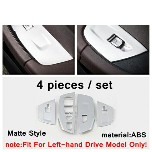 エンジン スタート ストップ ボタン/トランスミッション シフト ギア カバー トリム ABS 適用: BMW X3 G01 2018-2022 X4 G02 2019-2021 マット アクセサリー タイプD AL-PP-3968 AL Interior parts for cars