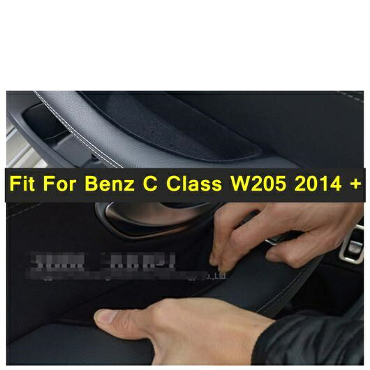 適用: メルセデス・ベンツ C クラス W205 2014-2021 フロント ドア アームレスト ストレージ ボックス パレット コンテナ ホルダー トレイ 2ピース AL-PP-3980 AL Interior parts for cars