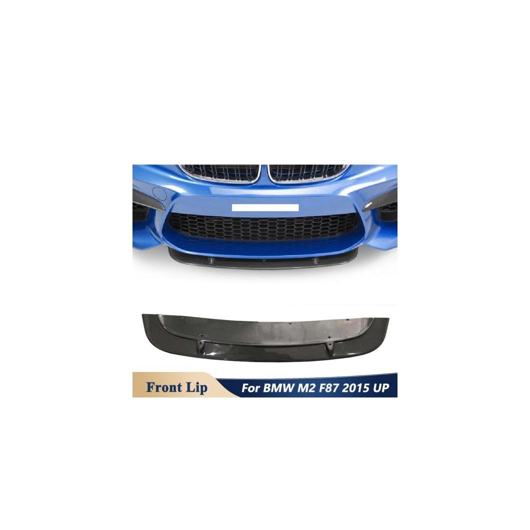 カーボンファイバー 素材 フロント バンパー スポイラー リップ 適用: BMW M2 F87 チューニング 2015 アップ カーボン AL-OO-1743 AL Exterior parts for cars