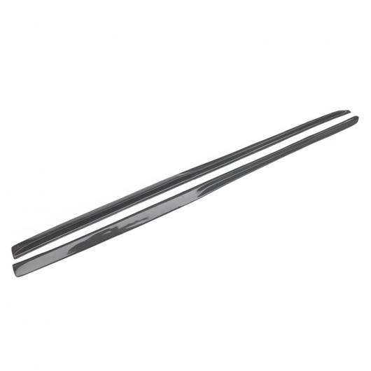 サイド スカート リアル カーボンファイバー ドア エプロン 適用: ベンツ C クラス W205 C180 C200L ロング 車軸 2015-2017 ブラック AL-OO-2145 AL Exterior parts for cars｜オートパーツエージェンシー2号店