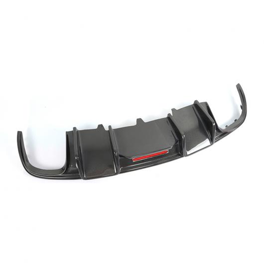 A4B8 カーボンファイバー リア リップ バンパー ディフューザー スポイラー LED ライト 適用: アウディ/AUDI A4B8 スタンダード 2009-2012 カーボン AL-OO-2220 AL Exterior parts for cars