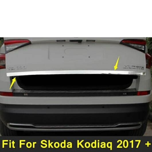 ステンレス スチール リア トランク メンバー プロテクター ストリップ カバー トリム 適用: シュコダ コディアック 2017-2022 エクステリア スペア パーツ AL-PP-4001 AL Exterior parts for cars