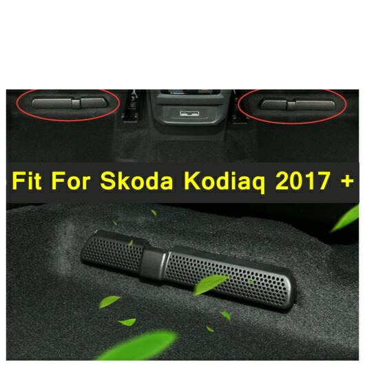 自動車 スタイリング シート アンダー ダスト プラグ エア AC 吹き出し口 カバー トリム ブラック 調 適用: シュコダ コディアック 2017-2022 インテリア パーツ AL-PP-4002 AL Interior parts for cars