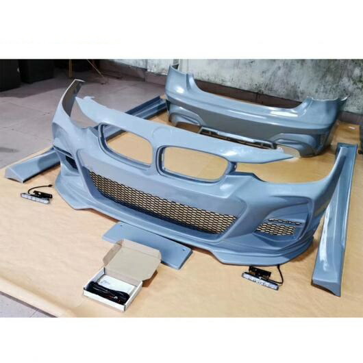 未塗装 ABS フロント ＆ リア バンパー サイド スカート LED ライト 適用: BMW 3シリーズ F30 F35 320LI 330LI G20 G28 ボディ キット 未塗装 AL-OO-2299 AL Exterior parts for cars
