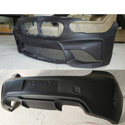 F20 M2 ボディ キット 樹脂 未塗装 フロント バンパー リア バンパー プロテクター 適用: BMW 1シリーズ F20 2015-2017 1セット AL-OO-2336 AL Exterior parts for cars