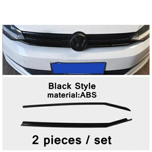 フロント グリル グリル 装飾 ストリップ カバー トリム 2ピース 適用: VW フォルクスワーゲン/VOLKSWAGEN トゥーラン 2016-2021 レッド/ブラック エクステリア パーツ タイプ1 AL-PP-4100 AL Exterior parts for cars