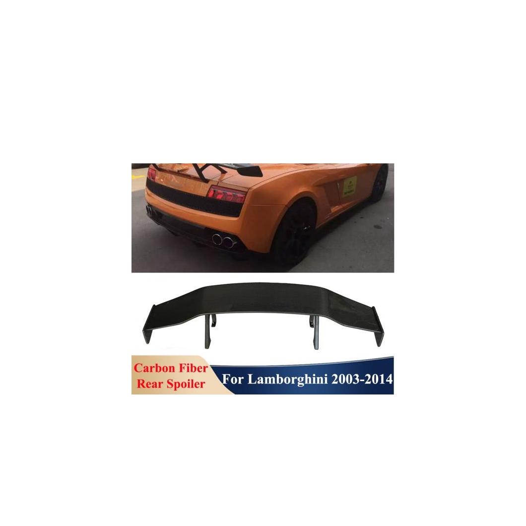 リアル カーボンファイバー バック トランク リア スポイラー ウイング ボディ キット 適用: ランボルギーニ/LAMBORGHINI ガヤルド LP550 LP560 LP570 2003-2014 カーボン AL-OO-2408 AL Exterior parts for cars
