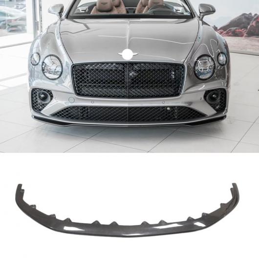 リアル カーボンファイバー フロント リア バンパー リップ サイド スカート リア ウイング スポイラー ボディ キット 適用: ベントレー/BENTLEY コンチネンタル GT V8 フロント リップ AL-OO-2640 AL Exterior parts for cars|オートパーツエージェンシー2号店