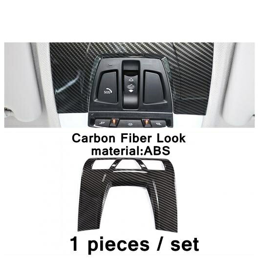 ヘッド ライト ランプ スイッチ ボタン/センター マルチメディア カバー トリム 適用: BMW 3 4シリーズ F30 F32 320i 2013-2018 カーボンファイバー アクセサリー タイプ12 AL-PP-4119 AL Interior parts for cars