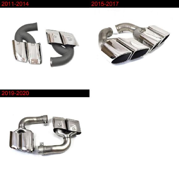 楽天市場】ポルシェ カイエン 2018～ ベースグレード用 E3型 4本出し