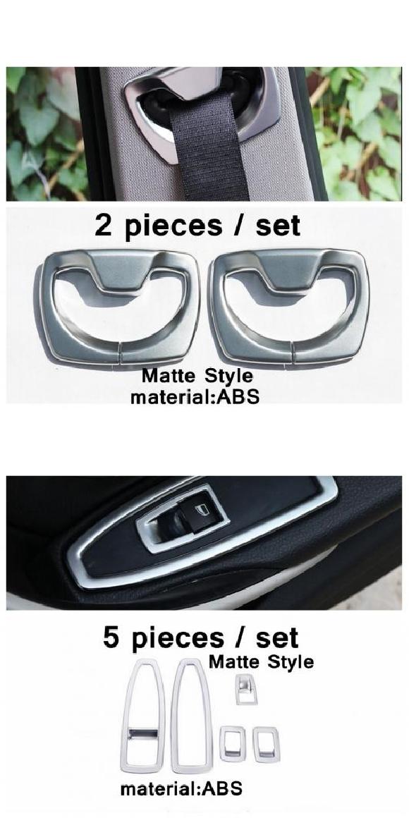 マット ウインドウ リフト コントロール/セーフティー ベルト/オーディオ スピーカー ツイーター カバー トリム ABS 適用: BMW 3 4シリーズ F30 F32 320i 2013-2018 タイプ1・タイプ2 AL-PP-4120 AL Interior parts for cars