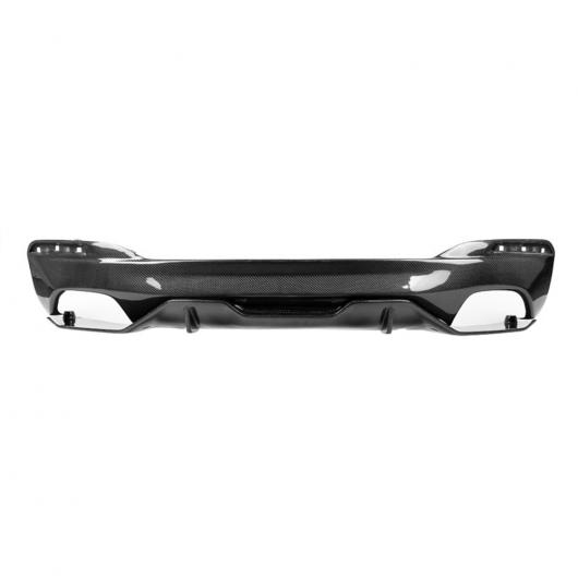 MP タイプ リアル カーボンファイバー リア リップ スポイラー ディフューザー ボディ キット 適用: BMW 5シリーズ G30 G38 520 530 540LI M-スポーツ 2018 アップ ブラック AL-OO-1961 AL Exterior parts for cars｜オートパーツエージェンシー2号店
