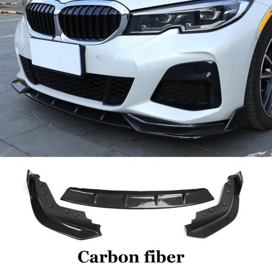 カーボンファイバー フロント バンパー リップ チン シャベル 保護 適用: BMW 3シリーズ G20 G28 2019-2021 チューニング カーボン AL-OO-2466 AL Exterior parts for cars