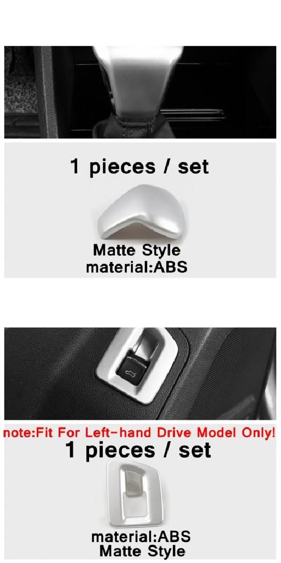 ステアリング ホイール/ヘッドランプ スイッチ ボタン/リード ライト カバー トリム マット 適用: VW フォルクスワーゲン/VOLKSWAGEN アトラス/テラモント 2017-2020 インテリア タイプG・タイプH AL-PP-4172 AL Interior parts for cars