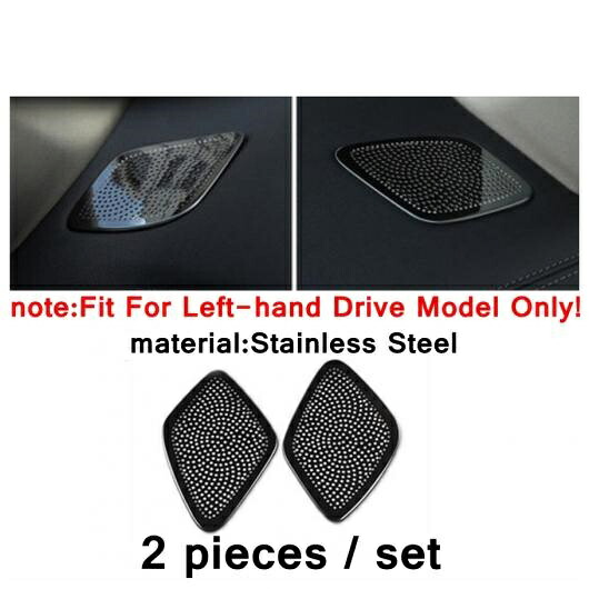 ステンレス スチール アクセサリー 適用: BMW 7シリーズ G11 G12 2016-2020 ドア オーディオ スピーカー インテリア カバー ラウドスピーカー ツイーター トリム タイプG AL-PP-4422 AL Car parts