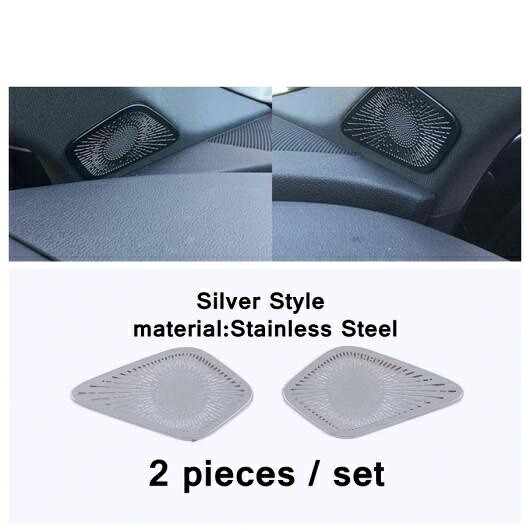 オーディオ スピーカー ゲート ドア ラウドスピーカー カバー トリム シルバー 適用: アウディ/AUDI A3 8Y セダン スポーツバック 2021 2022 リード ライト パネル アクセサリー タイプ1 AL-PP-4491 AL Car parts