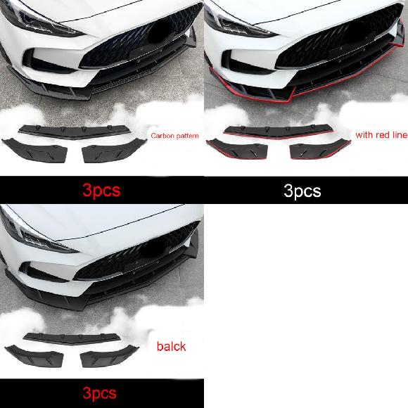 適用: MG5 2021 フロント シャベル 前側 リップ スポーツ エディション 装飾 タイプ1～タイプ3 AL-PP-4505 AL Exterior parts for cars