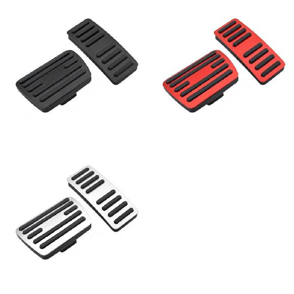 2ピース 適用: MG5 2021 AT アクセル ペダル ブレーキ ペダル アルミ 合金 ブラック~シルバー AL-PP-4516 AL Interior parts for cars|オートパーツエージェンシー2号店