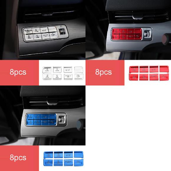 適用: MG IMAX8 2021 キー ペースト 装飾 カバー タイプ4～タイプ6 AL-PP-4555 AL Interior parts for cars｜オートパーツエージェンシー2号店