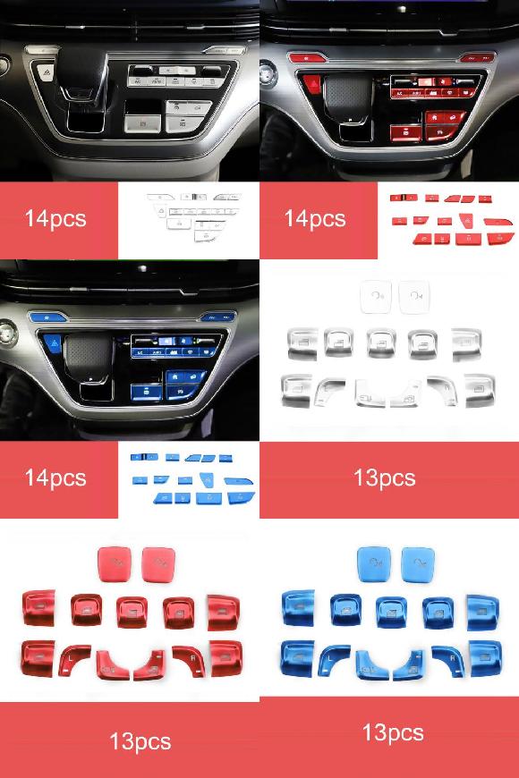 適用: MG IMAX8 2021 キー ペースト 装飾 カバー タイプ1～タイプ12 AL-PP-4555 AL Interior parts for cars｜オートパーツエージェンシー2号店