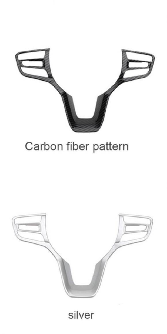 1ピース 適用: MG IMAX8 2021 ステアリング ホイール 装飾 フレーム ブラック・シルバー AL-PP-4558 AL Interior parts for cars
