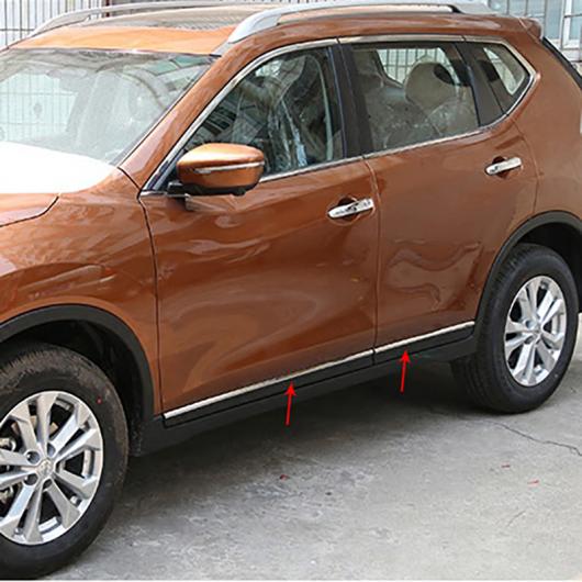 4ピース 適用: 日産 ローグ 2014-2021 X-トレイル ボディ トリム ステンレス スチール ドア 装飾 ストリップ AL-PP-4700 AL Exterior parts for cars|オートパーツエージェンシー2号店