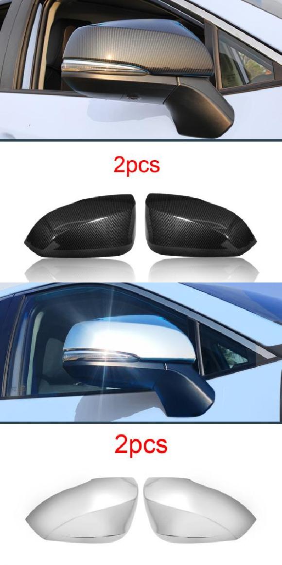 2ピース 適用: トヨタ RAV4 2020-2021 バックミラー ミラー 装飾 カバー タイプ3・タイプ4 AL-PP-4766 AL Exterior parts for cars