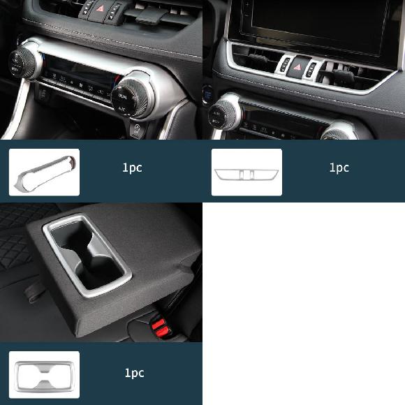 シルバー 適用: トヨタ RAV4 2020-2021 シルバー マット インテリア ギア 通気口 タイプ5～タイプ13 AL-PP-4783 AL Exterior parts for cars 27,896円