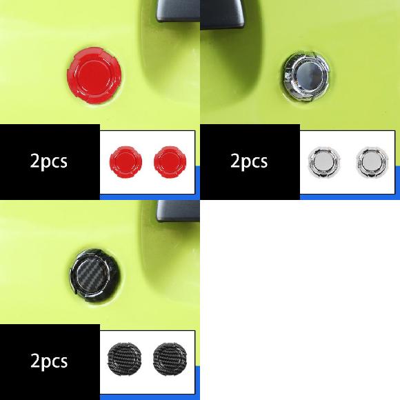 適用: スズキ ジムニー 2019-2020 JB64-JB74ドア ハンドル カバー 装飾 タイプ4～タイプ6 AL-PP-4892 AL Car parts