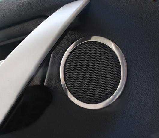 4ピース 適用: BMW 2013-2017 3シリーズ 316 320 GT ホーン 装飾 リング サウンド リング ステッカー AL-PP-5124 AL Interior parts for cars｜オートパーツエージェンシー2号店