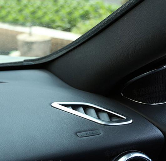 2ピース 適用: ベンツ GLA インストルメント 通気口 装飾 フレーム ステッカー AL-PP-5133 AL Interior parts for cars