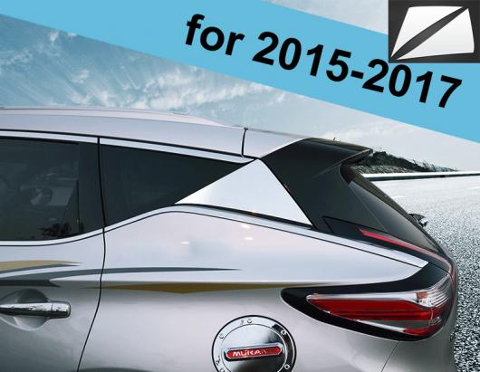 2ピース 適用: 日産 ムラーノ 2015-2017 リア トライアングル 装飾 ステッカー AL-PP-5196 AL Interior parts for cars