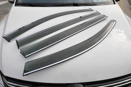 4ピース 適用: シトロエン/CITROEN 2008-2012-2014 ウィンドウ バイザー ブライト ストリップ AL-PP-5375 AL Exterior parts for cars｜オートパーツエージェンシー2号店