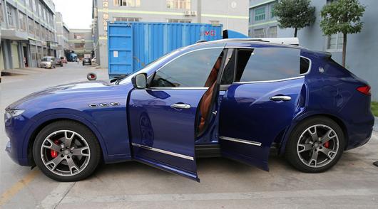 4ピース 適用: マセラティ/MASERATI レバンテ ボディ トリム ストリップ 装飾 ブライト ステッカー AL-PP-5411 AL Interior parts for cars