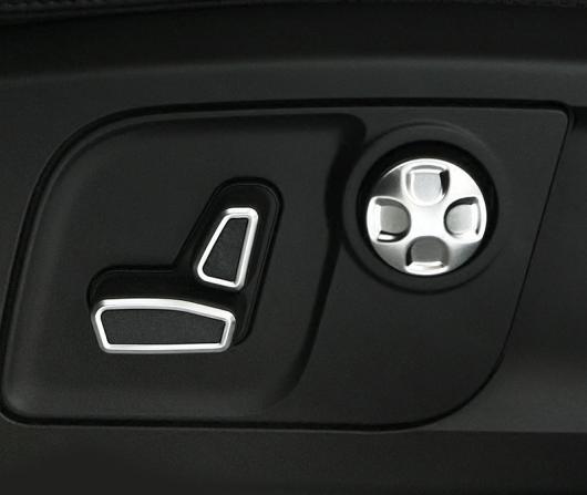 6ピース 適用: マセラティ/MASERATI レバンテ 2016-2017 椅子 アジャスター ボタン 装飾 カバー AL-PP-5452 AL Interior parts for cars