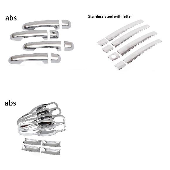 適用: トヨタ プラド 2010-2016 ドア ボウル ハンドル 装飾 ステッカー タイプ1~タイプ3 AL-PP-5543 AL Exterior parts for cars|オートパーツエージェンシー2号店