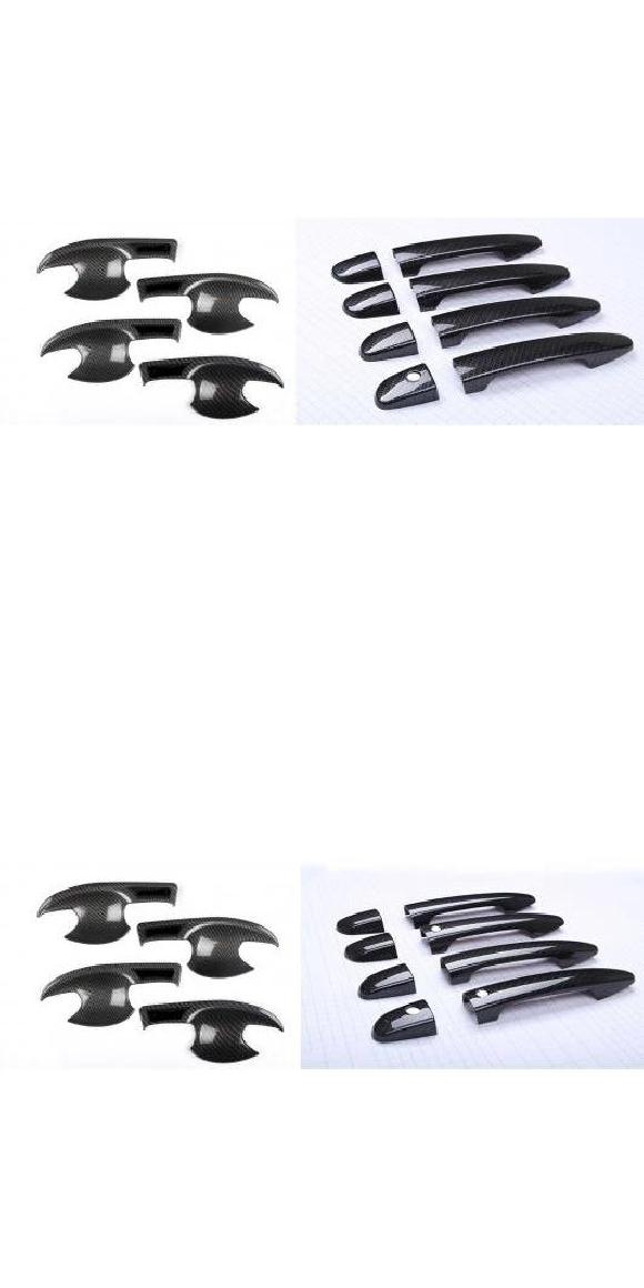 適用: マツダ アテンザ CX-4ドア ボウル ハンドル 装飾 カーボンファイバー パターン 12ピース AL-PP-5625 AL Interior parts for cars