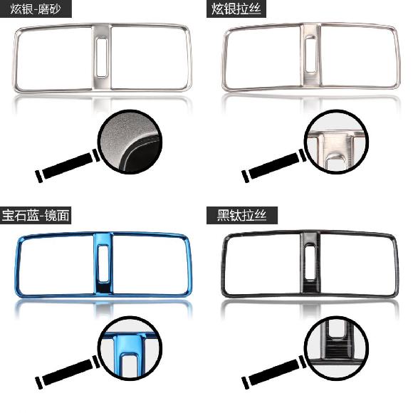 1ピース 適用: マツダ CX-4 エキゾースト 吹き出し口 ステンレス スチール 装飾 フレーム タイプ1～タイプ4 AL-PP-5674 AL Interior parts for cars