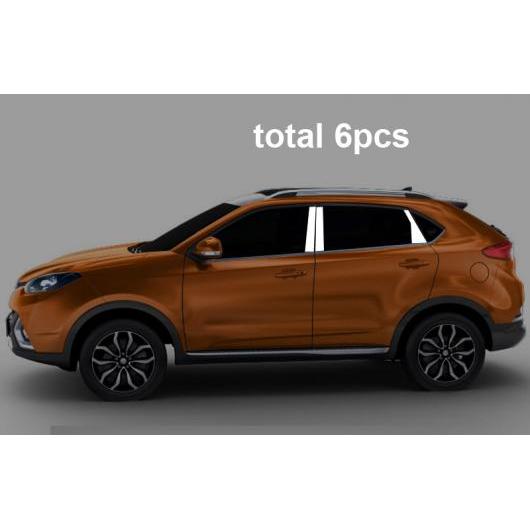 ステンレス スチール 適用: MG GS 2015-2016 ウインドウ ブライト ストリップ ステッカー 列 装飾 トリム 6ピース AL-PP-6155 AL Exterior parts for cars