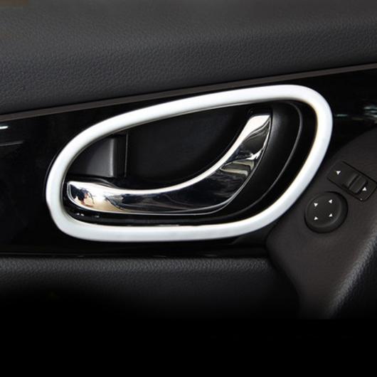 4ピース 適用: 日産 キャシュカイ 2016-2017 インサイド ドア ハンドル 装飾 フレーム AL-PP-6235 AL Exterior parts for cars