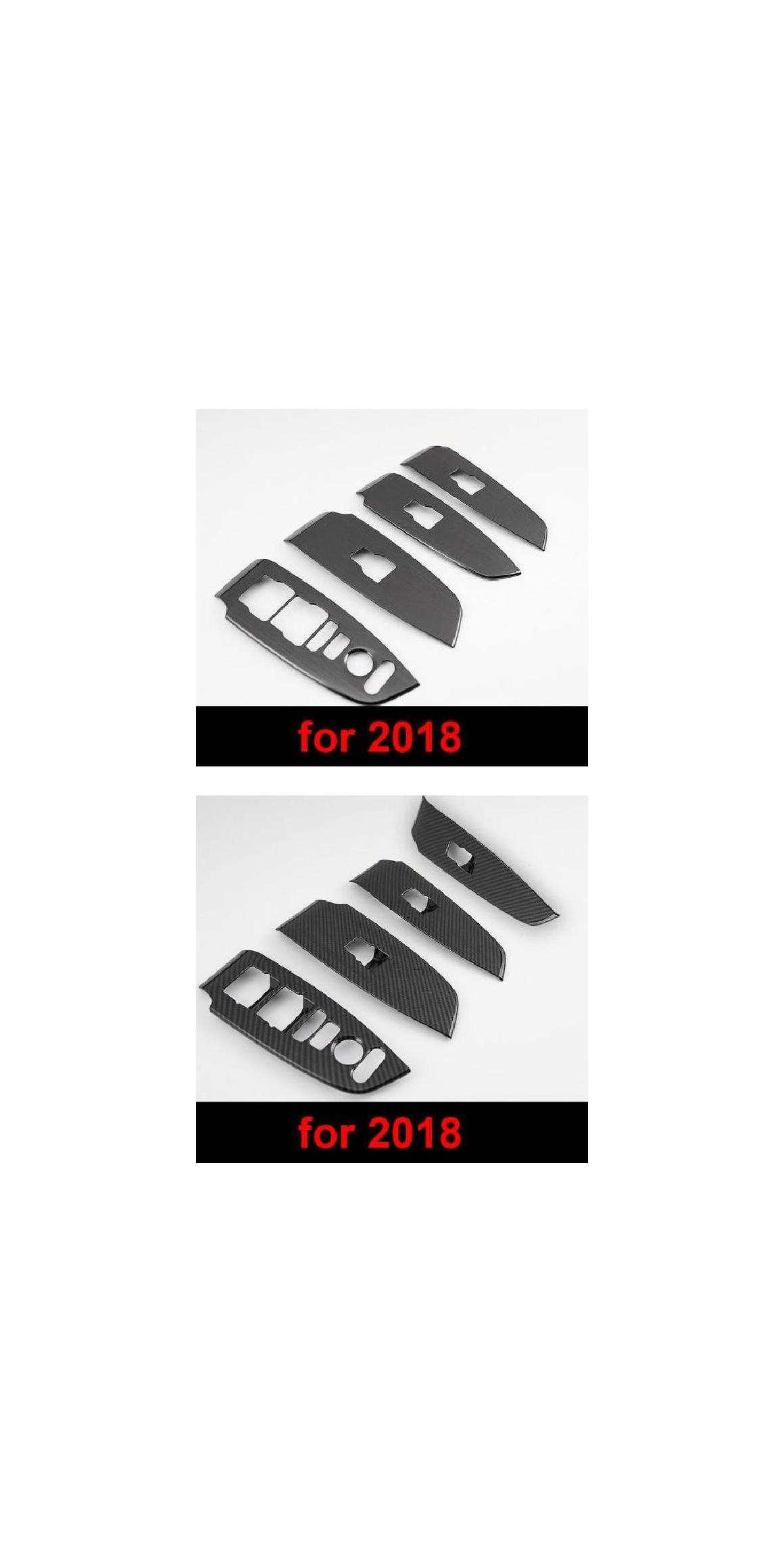 4ピース 適用: ホンダ アコード 2014-2016 2017 2018 ドア ガラス リフティング パネル 装飾 フレーム 2018 AL-PP-6219 AL Interior parts for cars